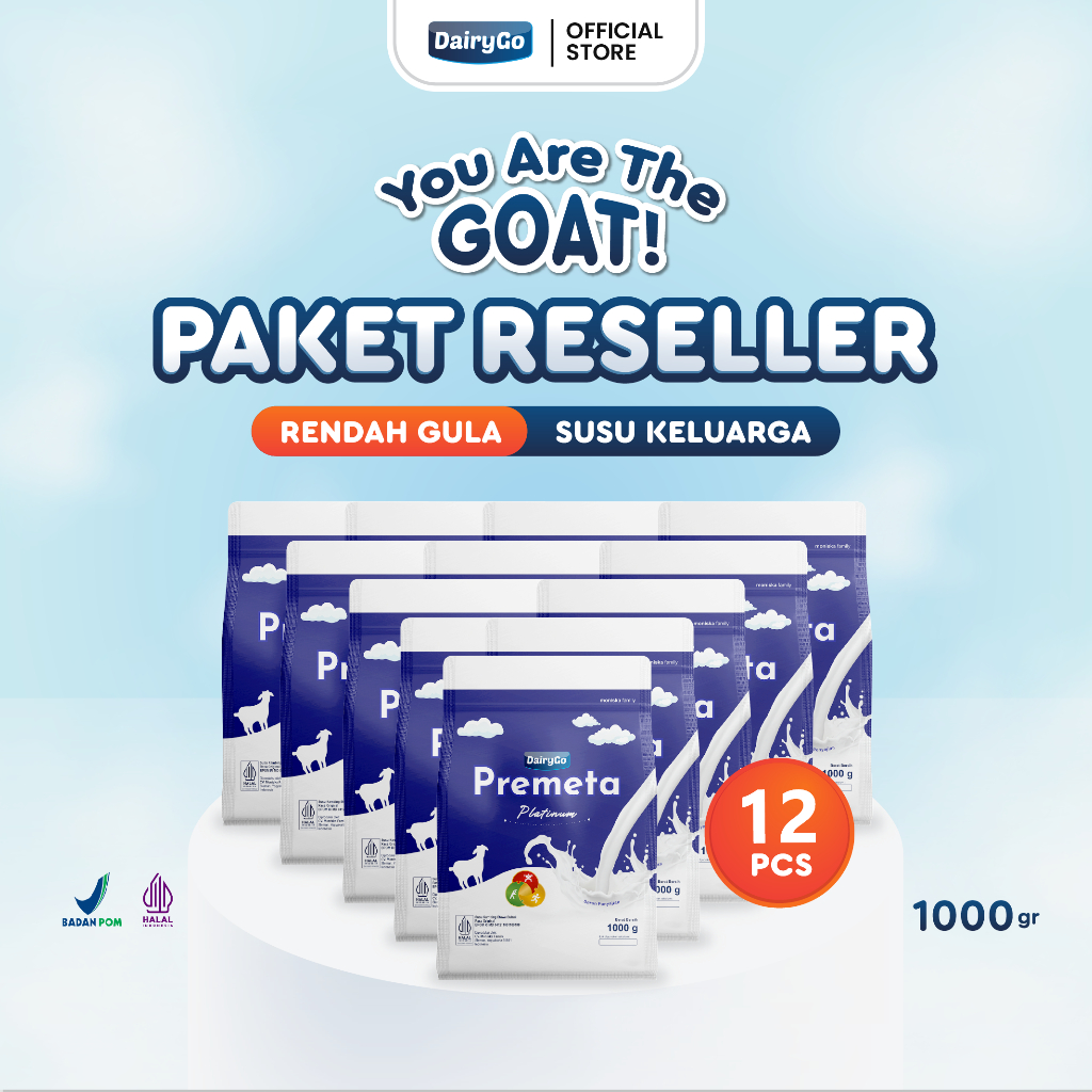 

Susu Kambing Etawa Bubuk 1kg Platinum - Paket Reseller
