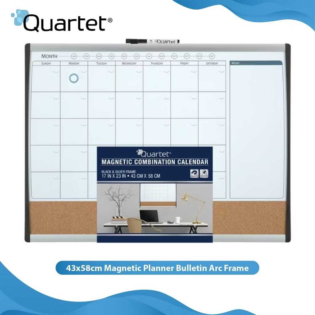 

Gramedia Tunjungan : Quartet Planner Arcframe magnetic 43x58cm