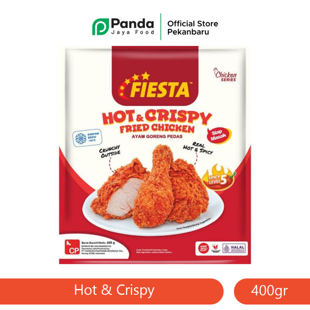 

Fiesta Hot & Crispy Fried chicken 400 Gram