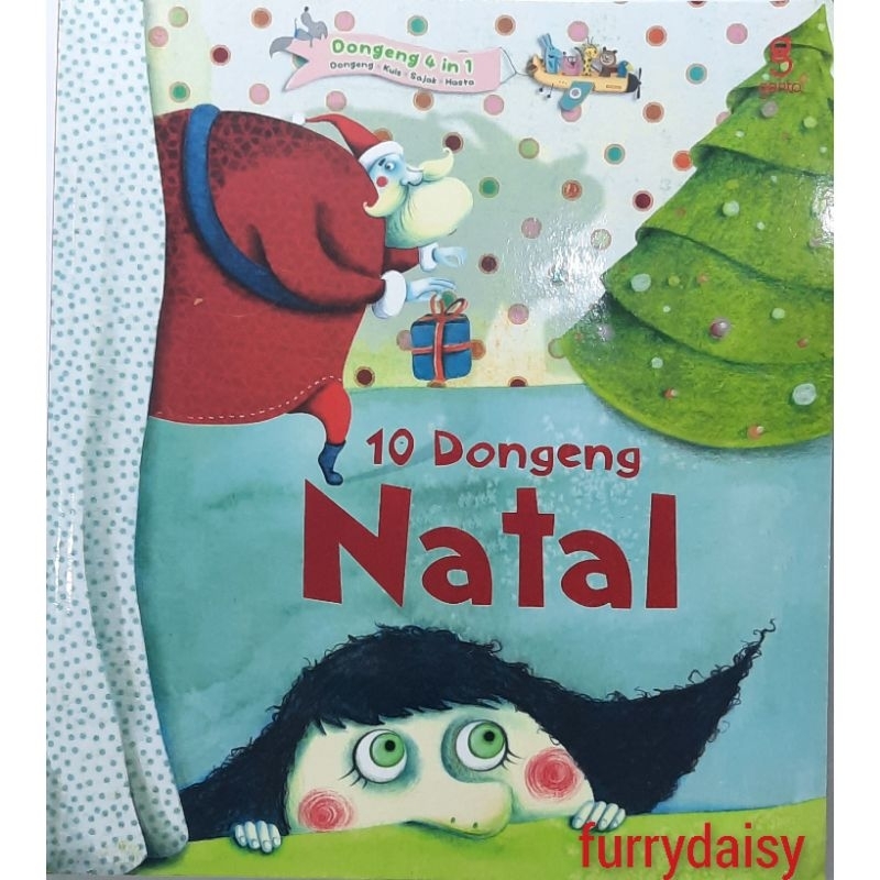 10 Dongeng Natal (Dongeng 4 in 1: Dongeng + Kuis + Sajak + Hasta)