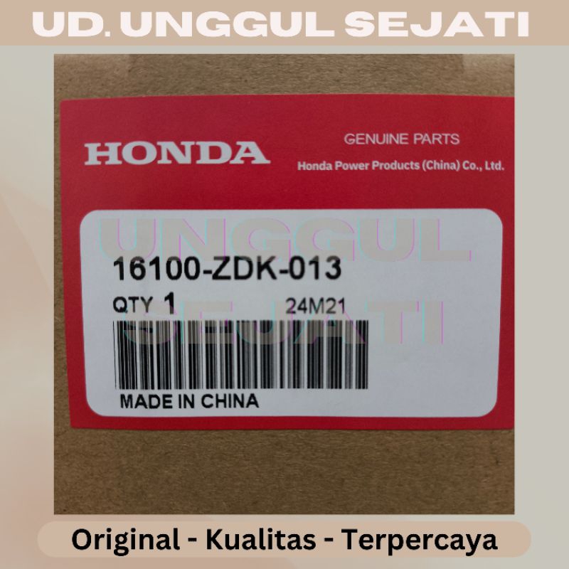 Carburetor Assy. 16100-ZDK-013. KEIHIN Karburator Honda GP160, GX160.