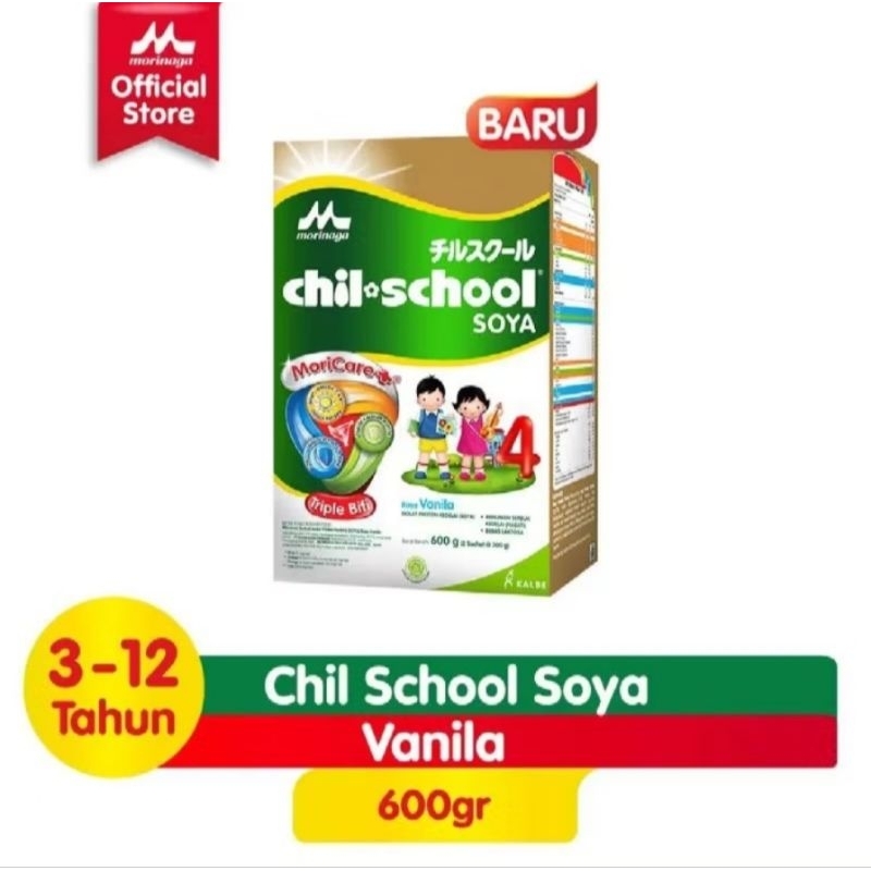 Morinaga Chil School 4 Soya Vanila  600gr