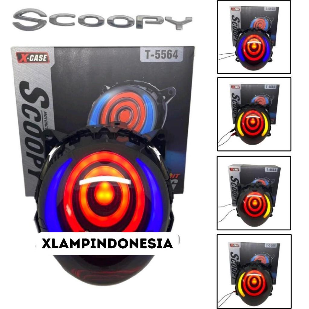 Lampu Stop Scoopy LED News 2020-2023 Lampu Stop 3in1 Scoopy Stoplamp Scoopy Lampu Scoopy