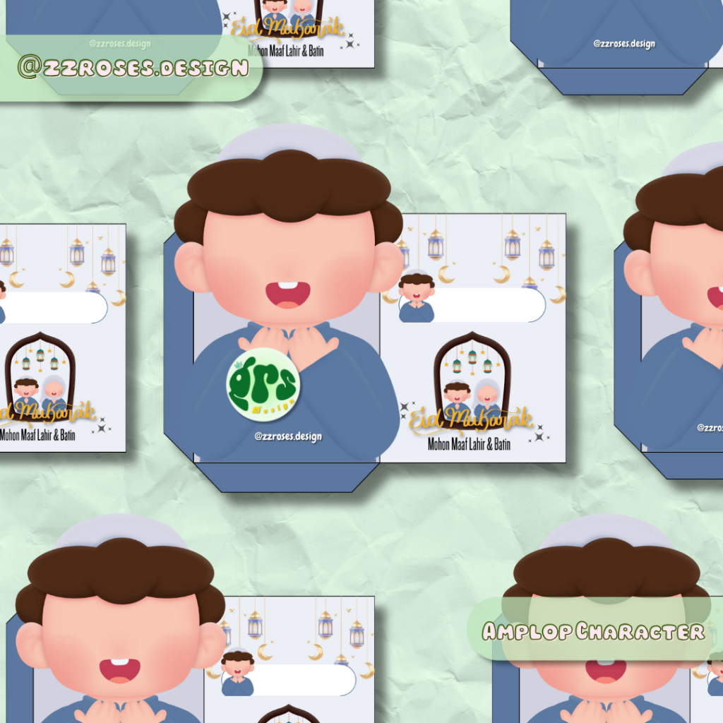 

Desain Amplop Character Eid Mubarak