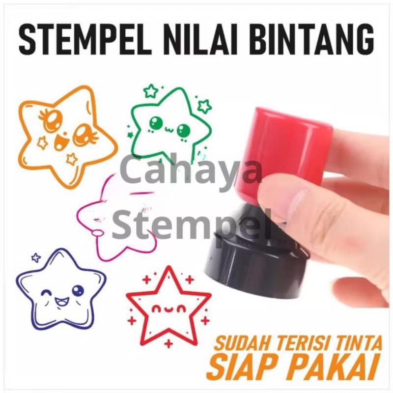 

Stempel Bintang Kayu Otomatis New Premium 1,7cm