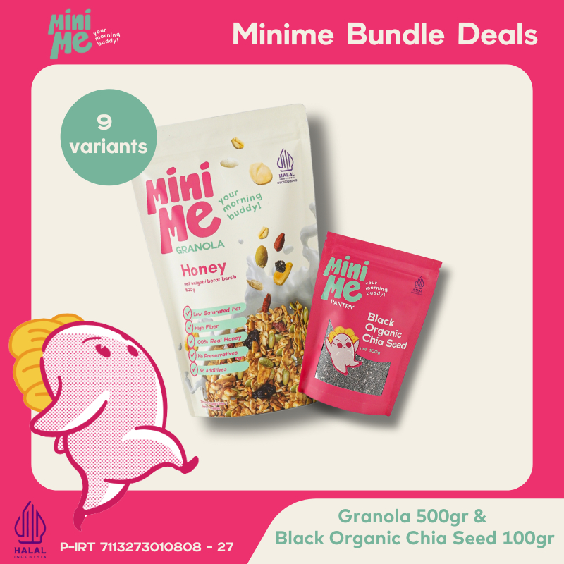 

MINIME BUNDLE - Minime Granola 500gr & Chia Seed 100gr