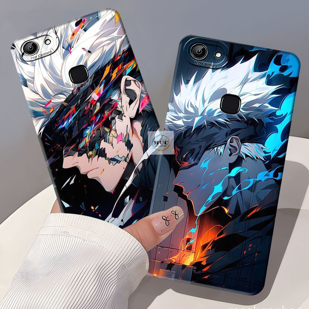 Softcase Vivo V7 Plus / V5 Plus / V9 / Vivo Z1 Pro Case Motif Gojo - Case Vivo - Marbel Case - Bahan