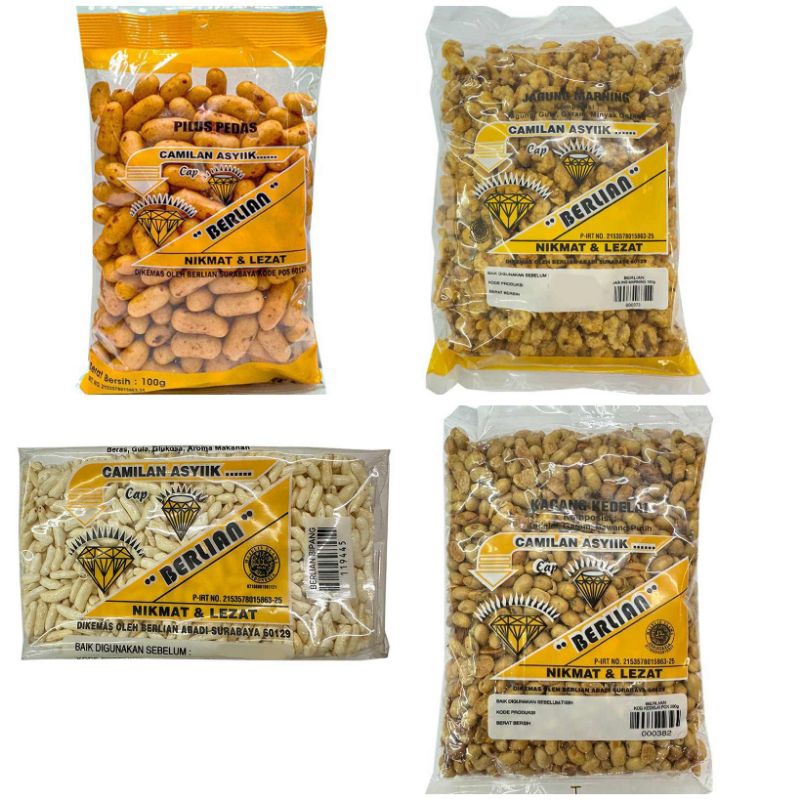 

Berlian Pilus Pedas, bipang, kacang kedele, marning jagung