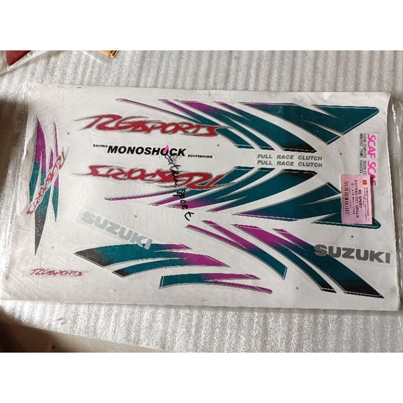 Striping suzuki rg sport Malaysia baru stok lama pnp suzuki satria ru lumba