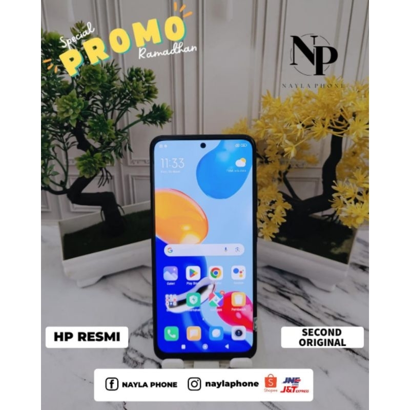 Redmi Note 11 Ram 4/128 & Ram 6/128GB Second
