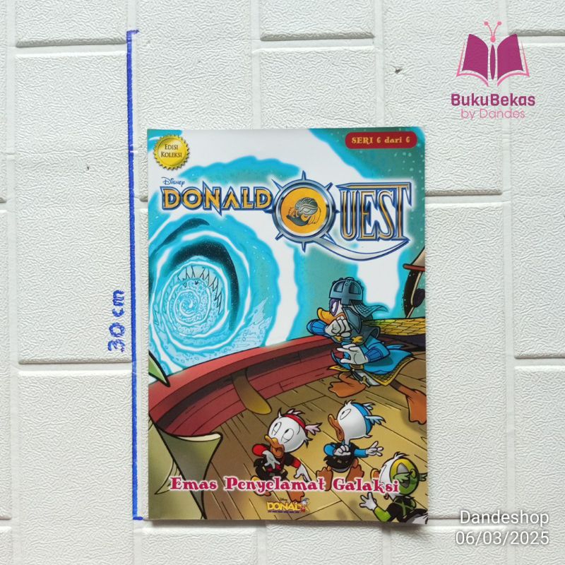Disney Donald Quest Seri 6 _ Emas Penyelamat Galaksi - Komik Bekas Preloved