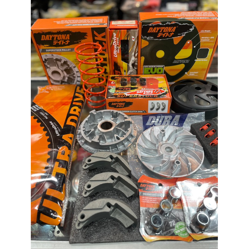PAKET KIRIAN CVT VARIO 125 150 BEAT SCOOPY KARBU FI ESP NMAXNEW PLD  MIO SPORTY UPGRADE FULL KOMPLIT