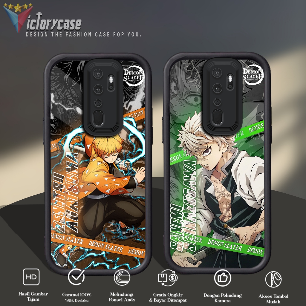 Case Premium Compatible For OPPO A5 A9 2020 Motif [ DMON ] Casing Softcase Glossy Anti Jamur