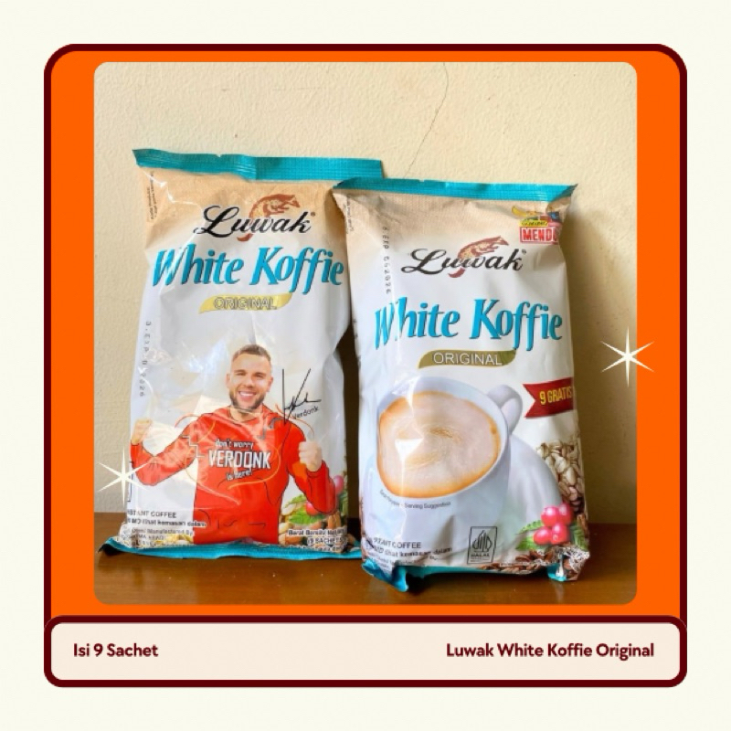 

LUWAK WHITE KOFFIE ISI 9 SACHET