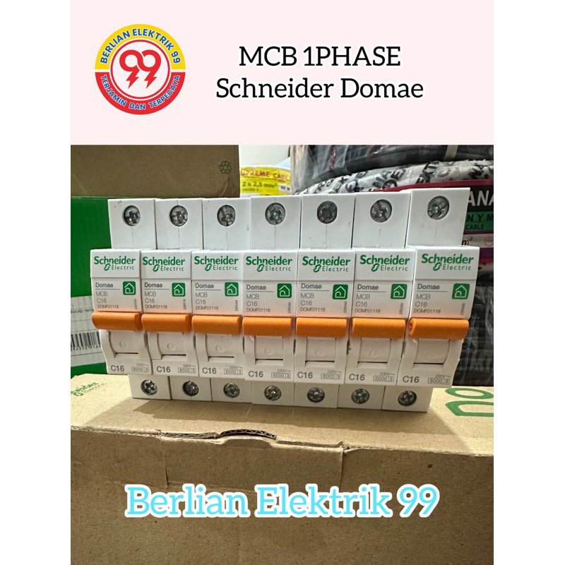 mcb 1 phase schneider domae/MCB 1 PHASE SCHNEIDER 16A
