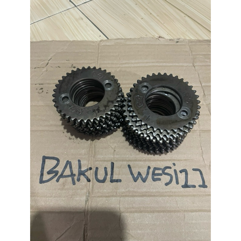 gigi timing atas gigi sentrik tiger revo original copotan motor