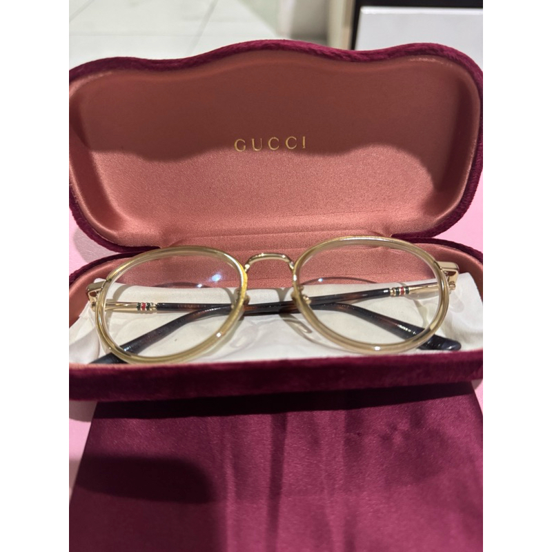 Preloved - Frame Kacamata Gucci Optik Seis (gold)