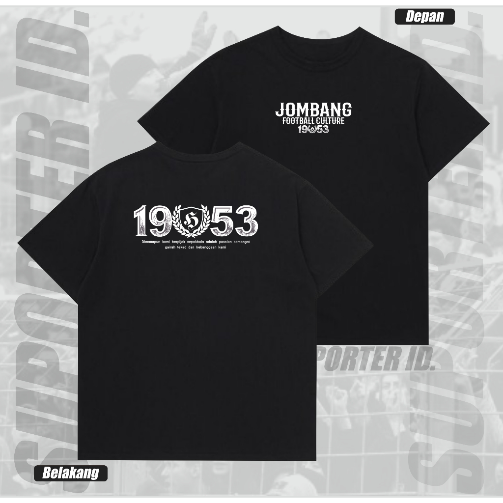 Kaos Suporter Jombang Tshirt Jombang Football Culture 1953