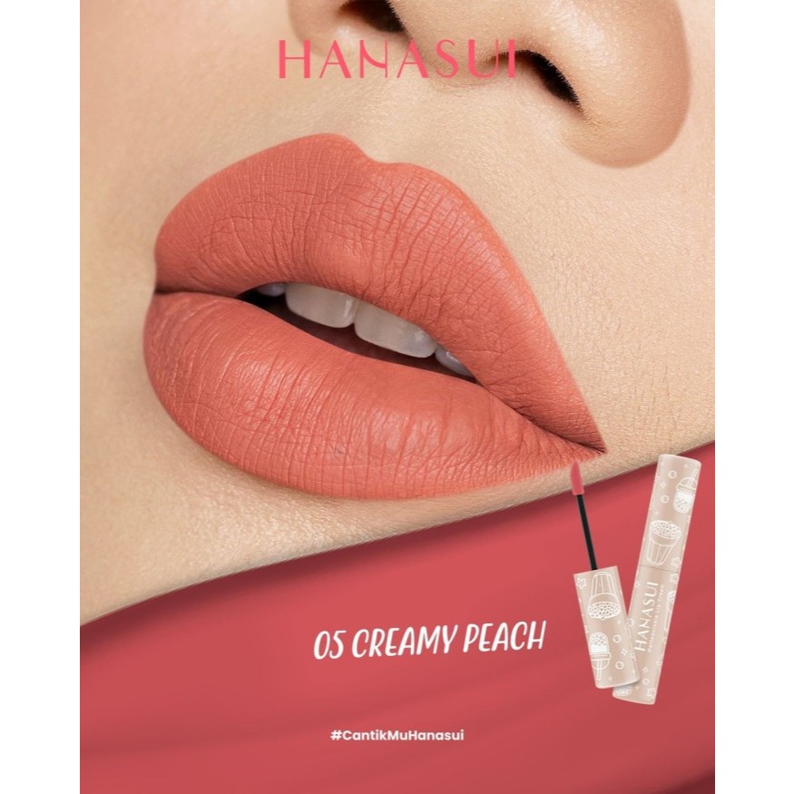 HANASUI Lipcream Boba Edition 05 Creamy Peach