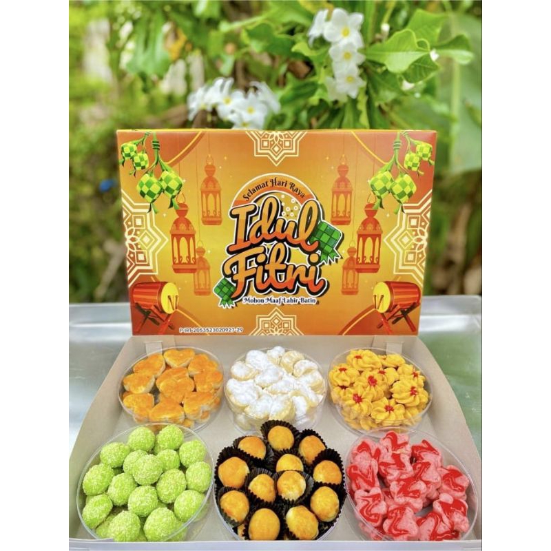 

Kue Paket Lebaran 250g Isi 6 Toples
