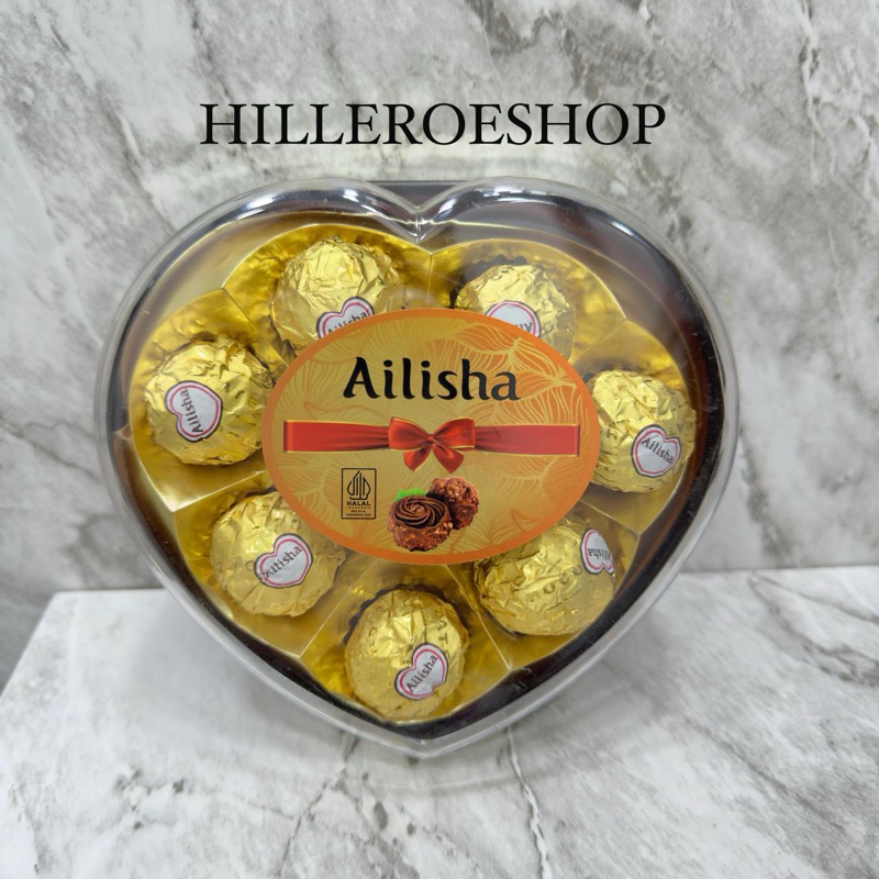 

COKLAT AILISHA 100GR WAFER BALL CHOCOLATE 100GRAM PACKAGING LOVE