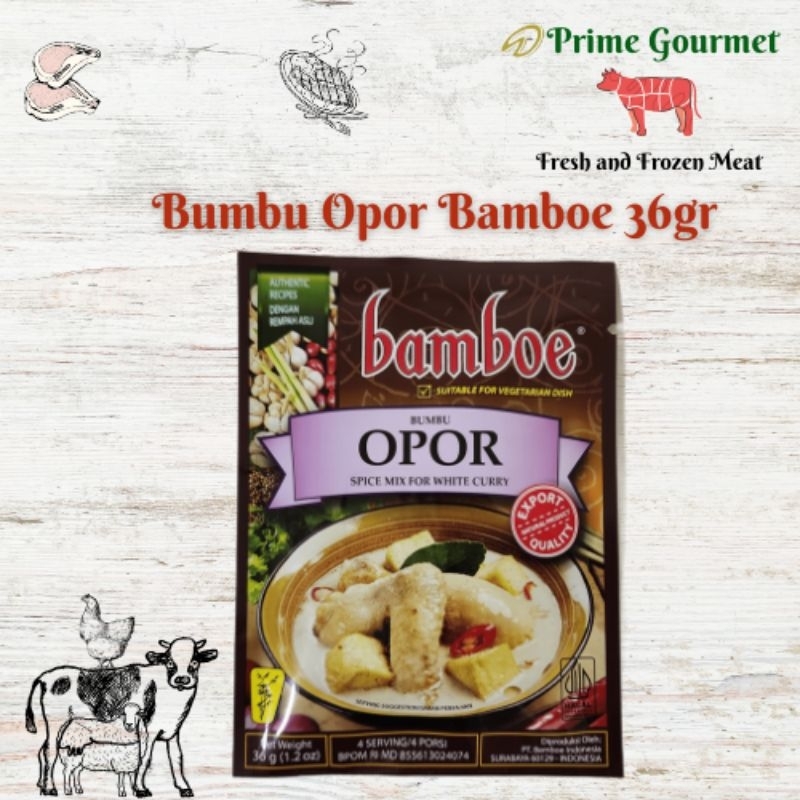 

Bumbu Opor Instant Bamboe 36gr