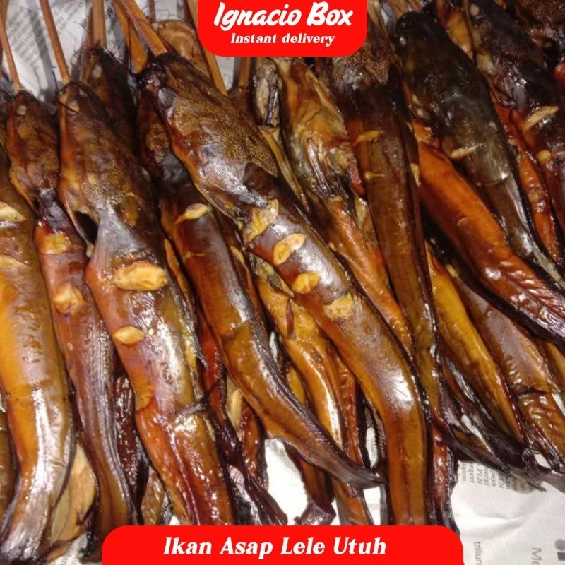 

IKAN ASAP LELE UTUH FRESH PANGGANG