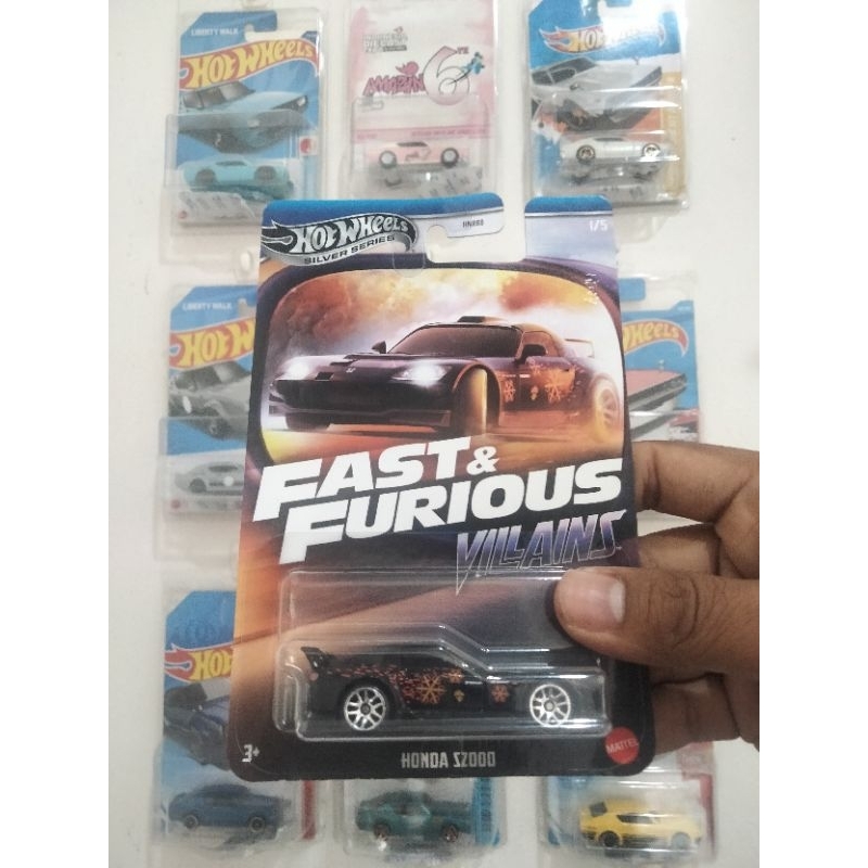 Hot Wheels Fast And Furious Villains Honda S2000 Suki Hitam