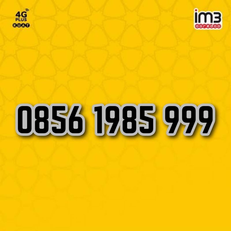 Nomor Cantik Indosat 11 Digit Seri Tahun 1985 999