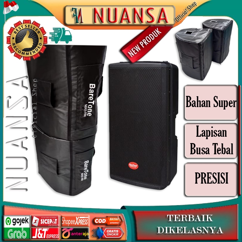 BareTone MAX 15H Softcase Speaker Baretone MAX 15H / Tas Speaker BareTone MAX 15H Bahan Anti Air Teb