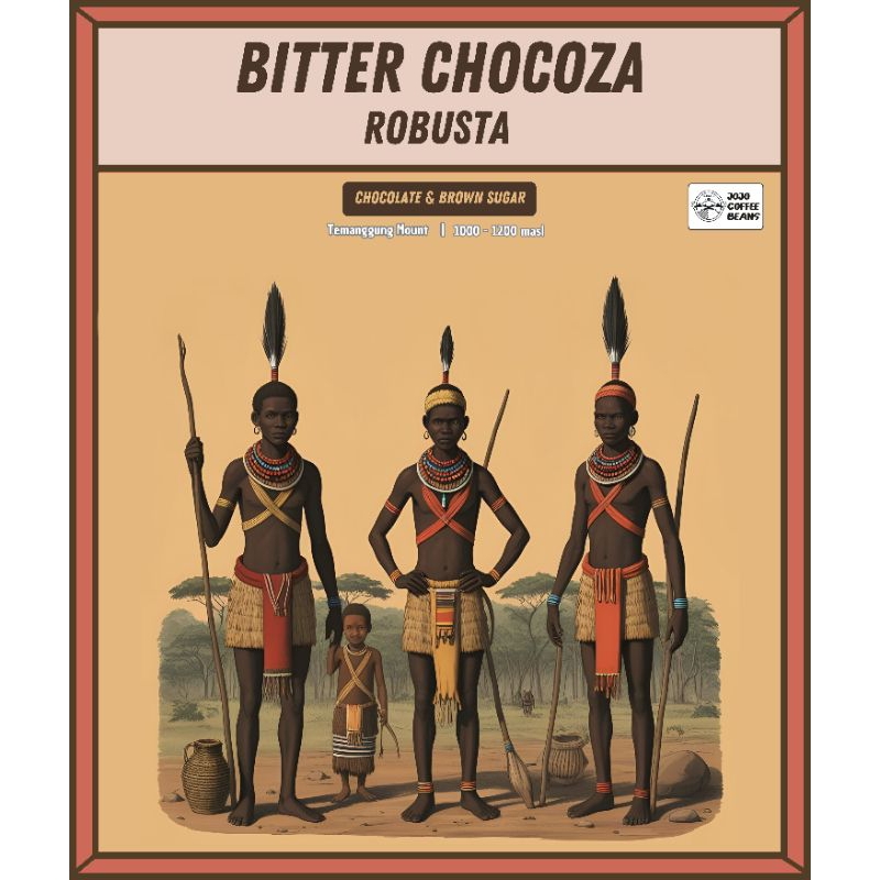 

250 GRAM BIJI KOPI / BUBUK KOPI ROBUSTA TEMANGGUNG - JOJO COFFEE BEANS - MEDIUM TO DARK ROAST