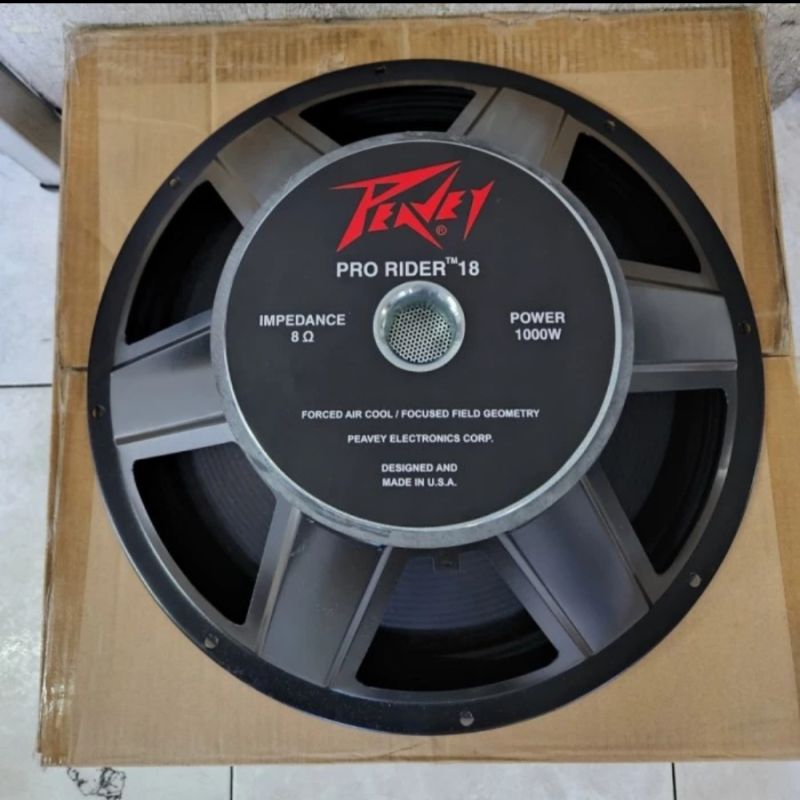 Speaker komponen peavey pro rider 18inch 1000WATT