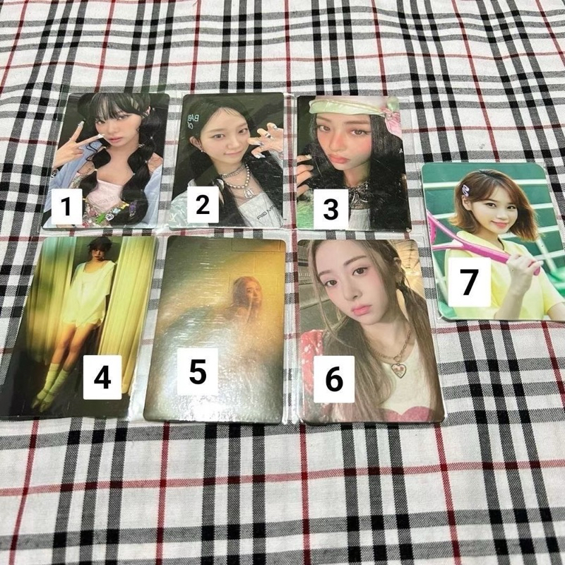 [READY STOCK] LE SSERAFIM PHOTOCARD CHAEWON YUNJIN KAZUHA IZONE ANTIFRAGILE EASY DICON POB WEVERSE P