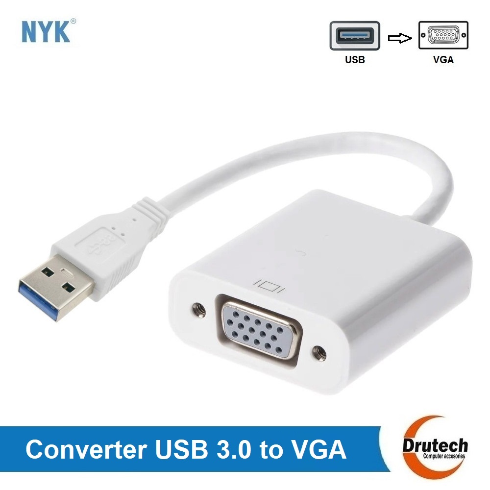 Converter USB 3.0 to VGA NYK