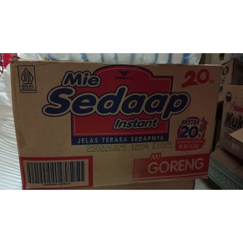 

Mie sedaap goreng 1 karton 40pcs