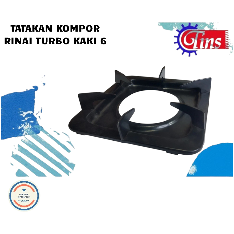 TATAKAN KOMPOR GAS RINNAI KAKI 6 TURBO DUDUKAN KOMPOR GAS RINNAI TURBO K6