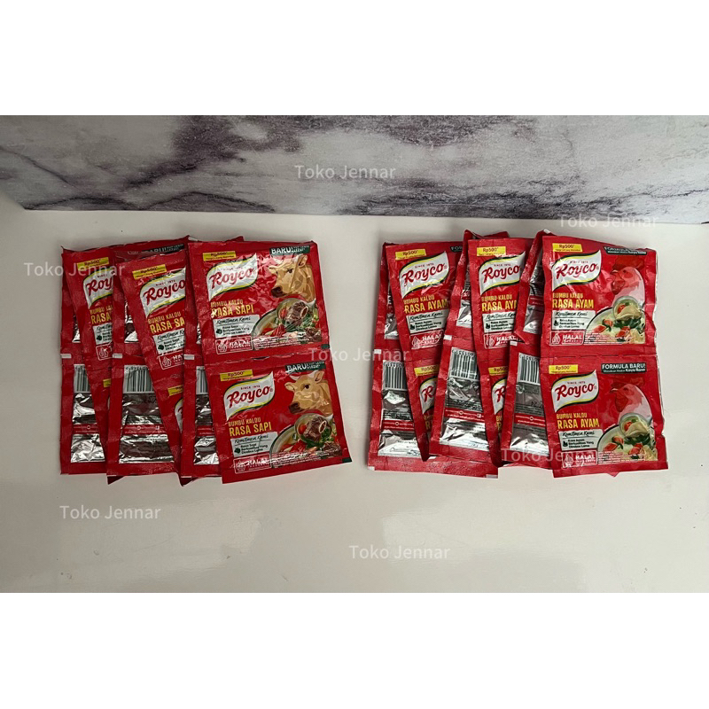 

Royco bumbu kaldu 8 g / renceng ‘12s