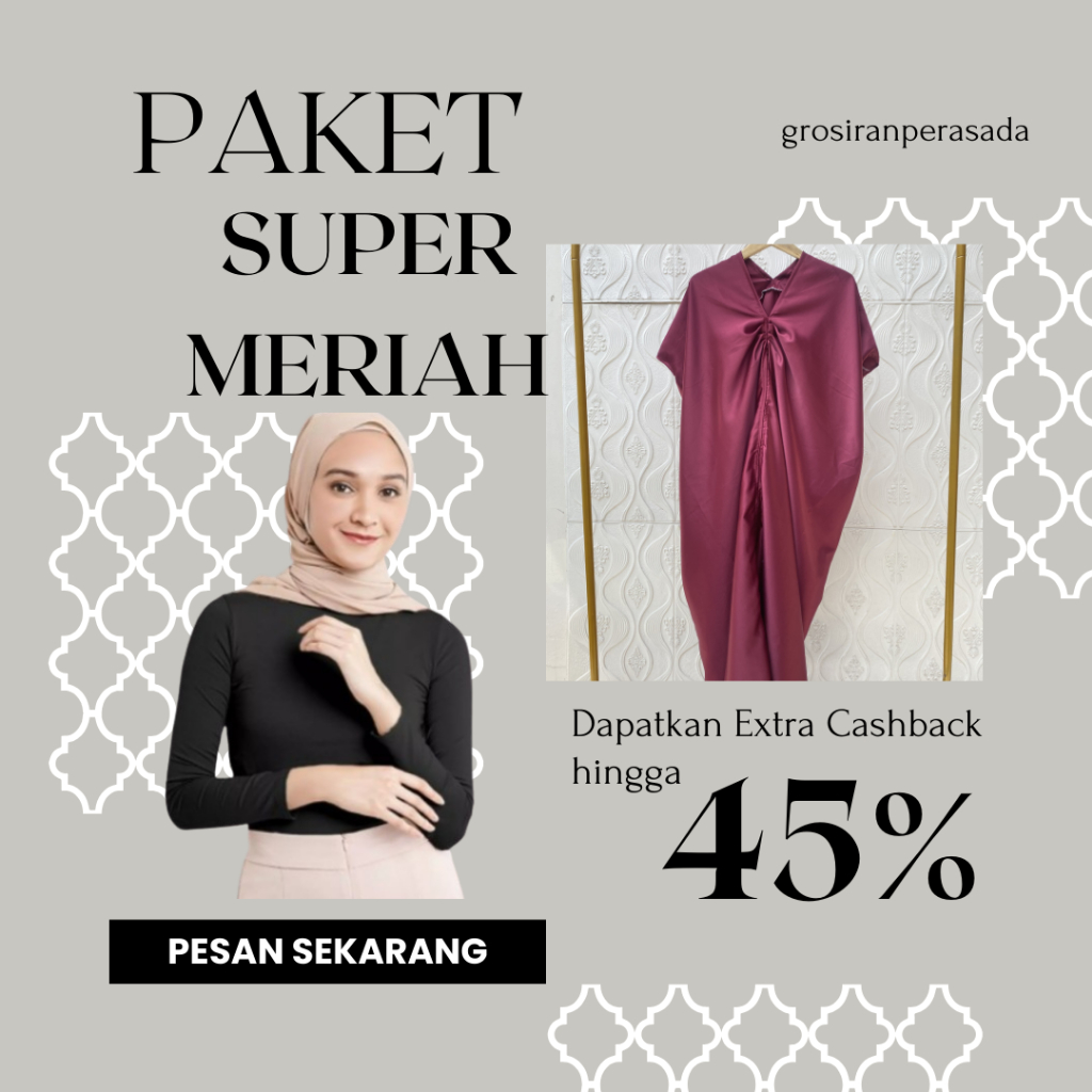 [PAKET KAFTAN MANSET] baju kaftan kondangan plus manset premium Simple Elegan Remaja Kekinian Terbar
