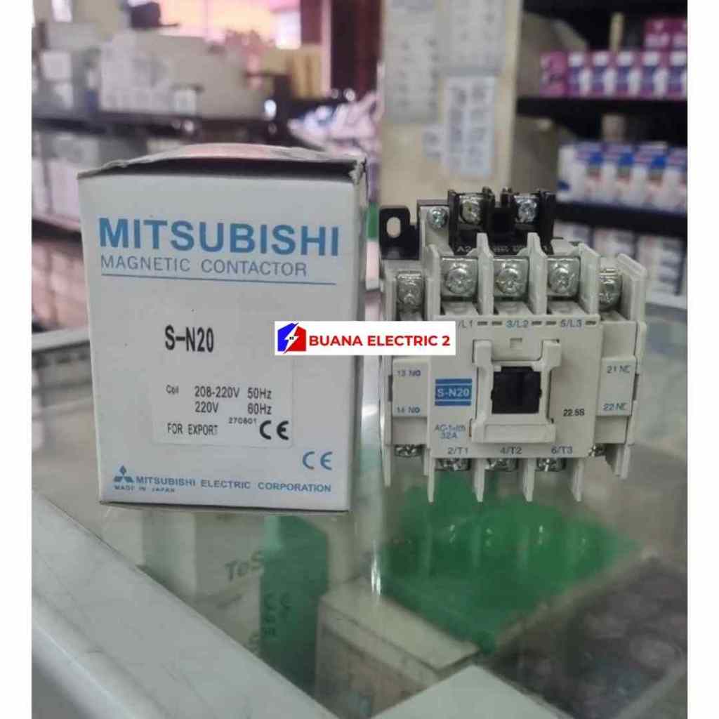 Kontaktor Mitsubishi SN20 32A contactor mitsubishi S-N20