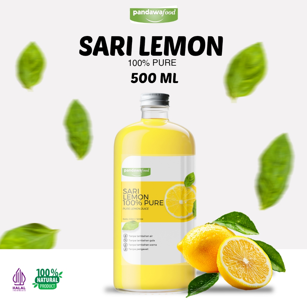 

Pandawafood - Sari Lemon Asli 500 ml Original Diet / Detox Lemon Original