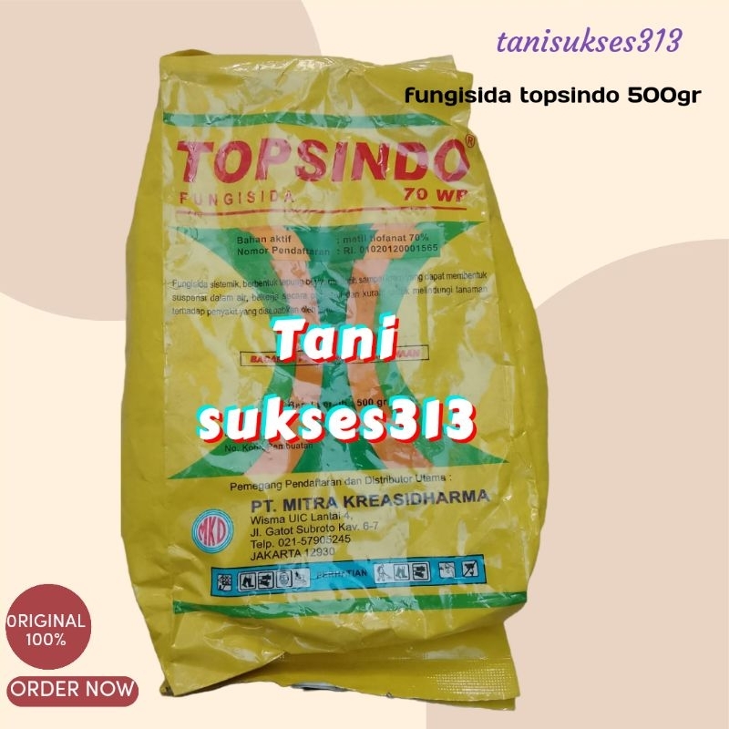 fungisida topsindo 70wp 500gram pembasmi jamur tanaman Topsindo 500gram