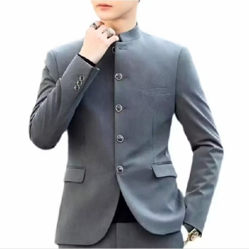 HOT PRODUCT JAS SEMI KOKO SAKU TUTUP /JAS SANTRI/JAS MANDARIN KANCING GARUDA/JAS KOKO PRIA MANDARIN