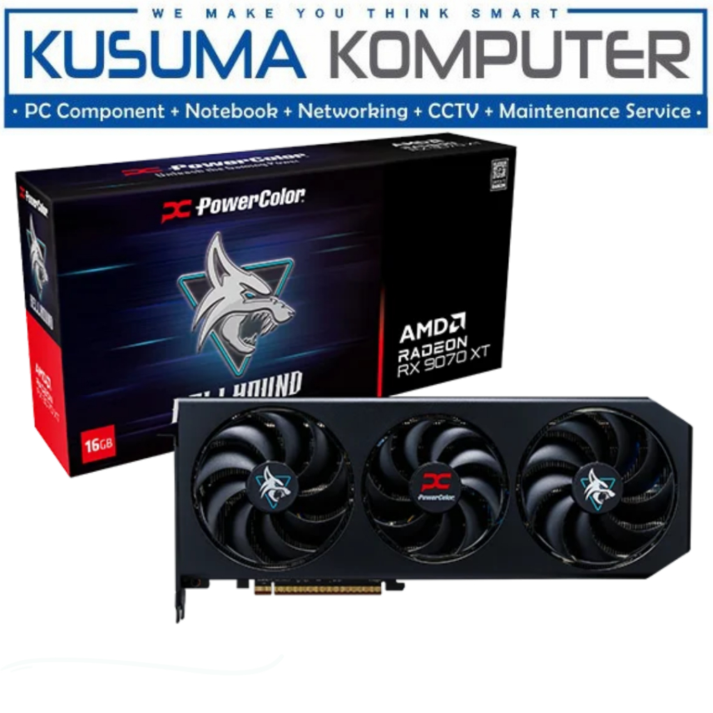 PowerColor Hellhound AMD Radeon RX 9070 XT 9070XT 16GB GDDR6