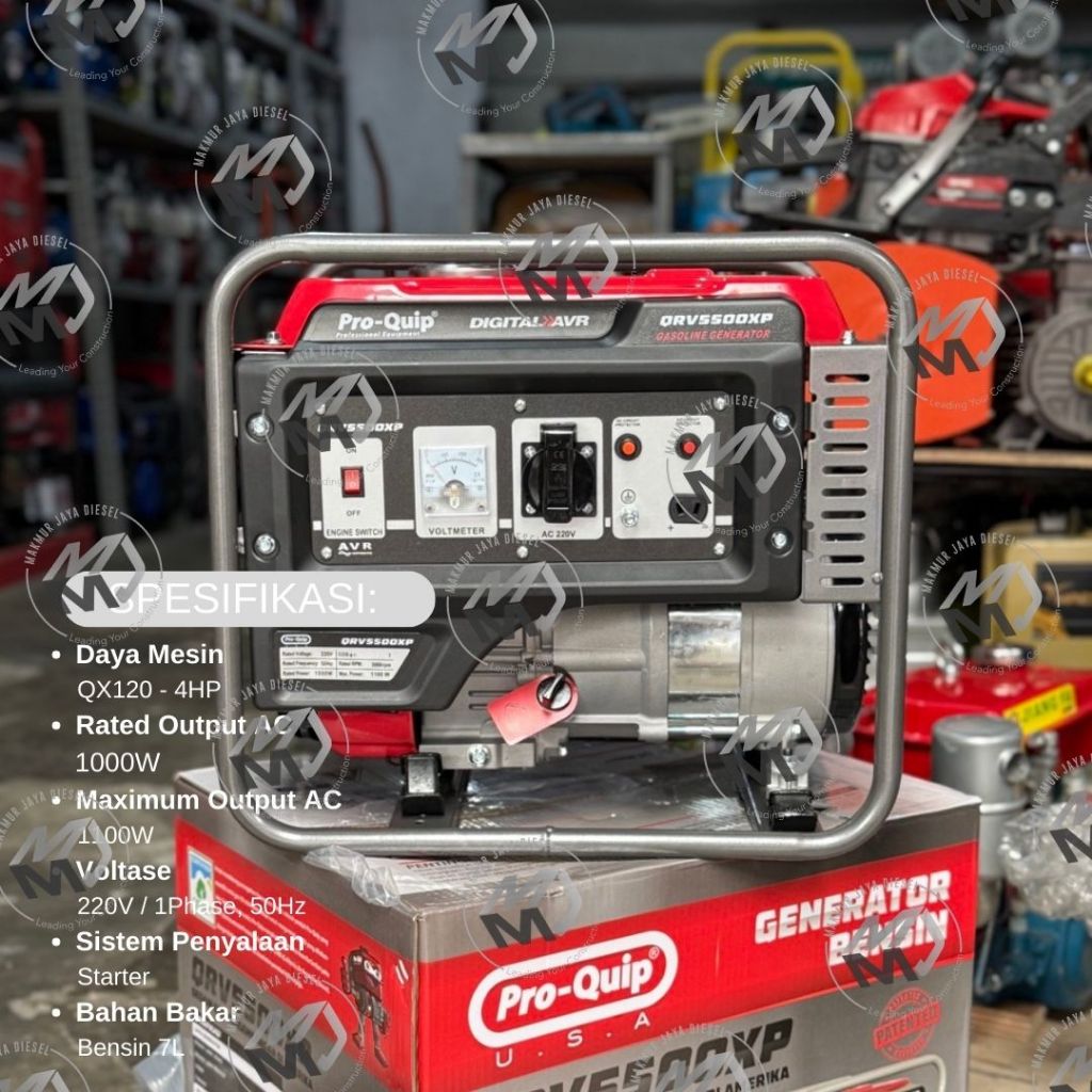 Genset Pro-Quip USA QRV5500XP / RG2800X - 1000Watt