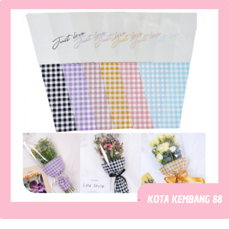 

Plastik Untuk Mini Buket Rose Plastik Bunga Mawar Wrapping Satuan SF03