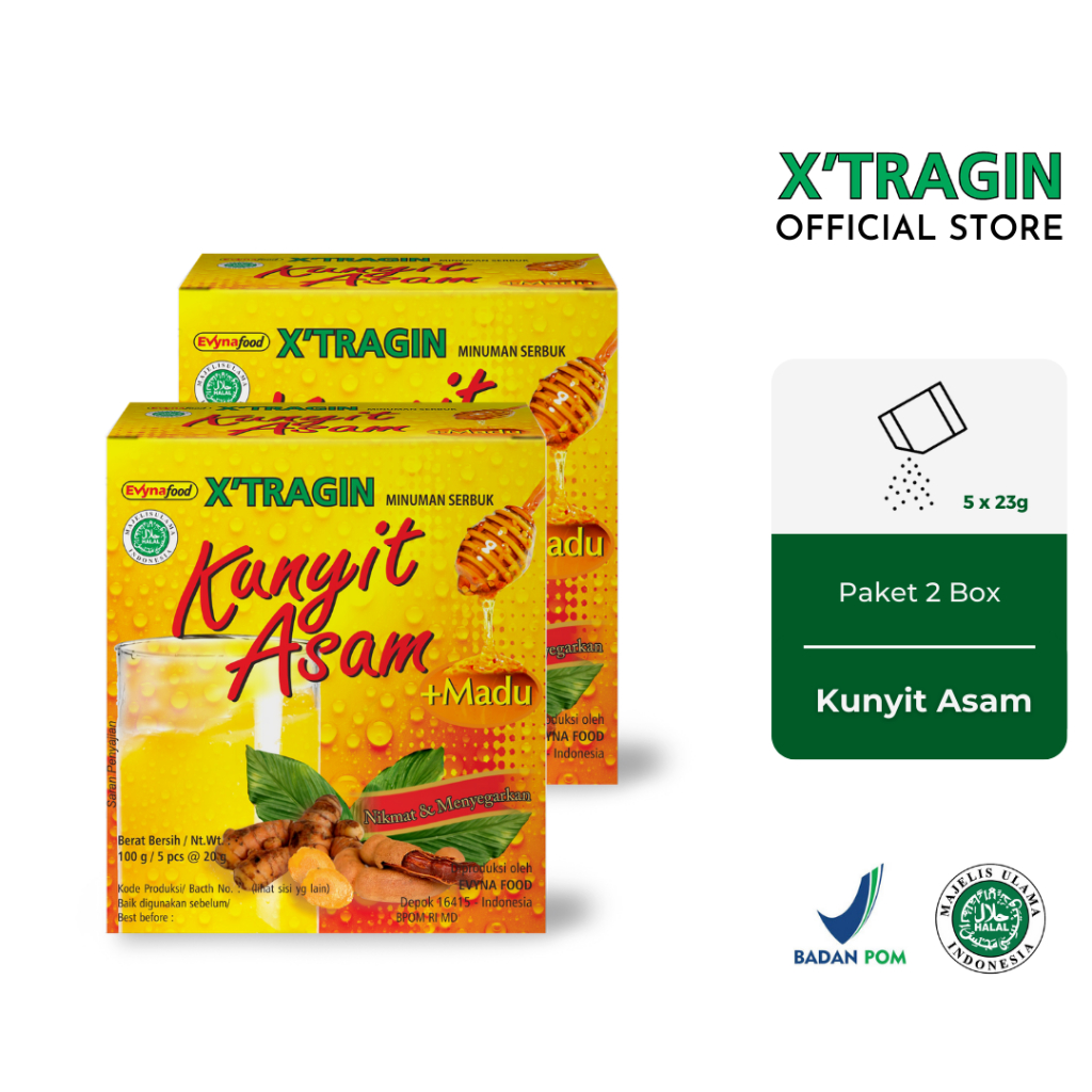 

X'TRAGIN Es Kunyit Asam Paket 2 Box