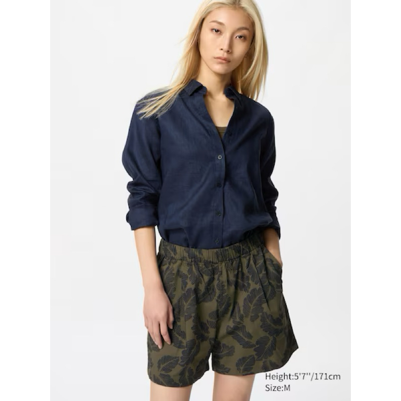 Uniqlo Wanita Celana Pendek Cewe Relaco