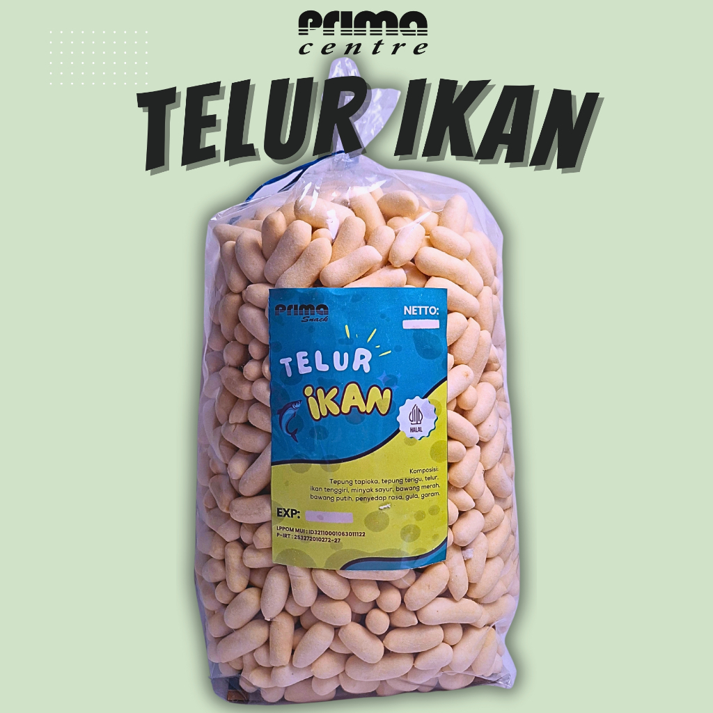 

TELUR IKAN / IKAN TENGGIRI / 500GR / 1KG