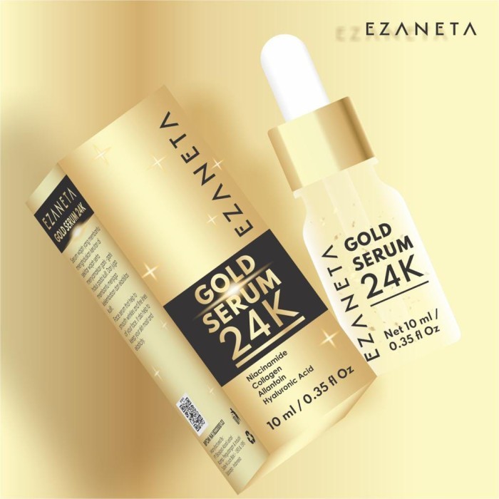 Ezaneta 24K Gold Serum Anti Aging Whitening 10ml - Face Serum