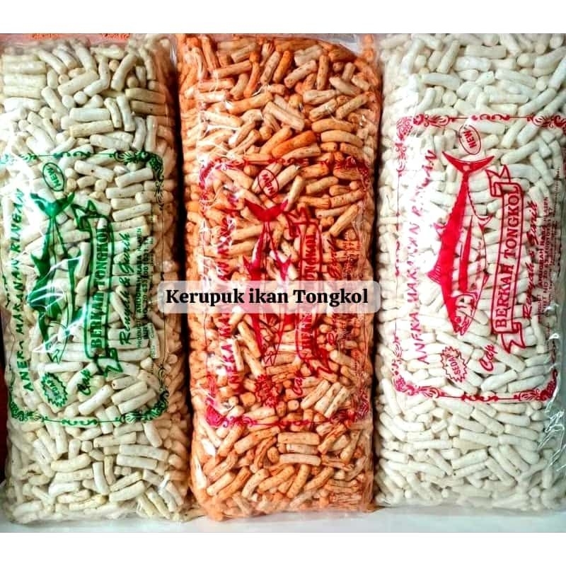 

KERUPUK IKAN TONGKOL/STIK IKAN TONGKOL 500GR